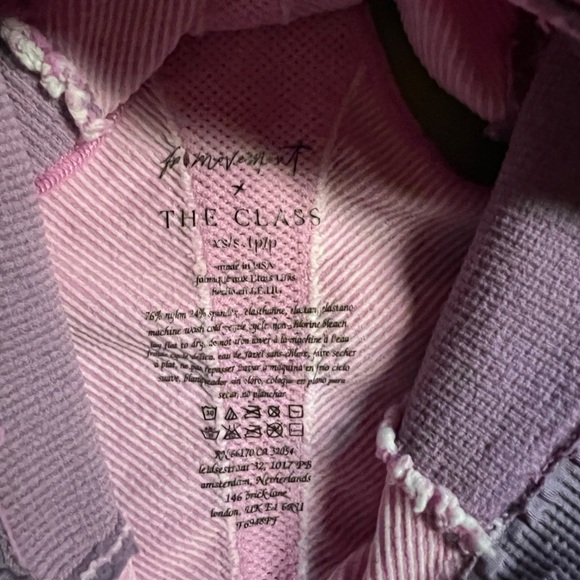 NEW FP Movement x The Class Racerback Tank Top Pink Purple Size XS/S NWOT - Picture 3 of 3